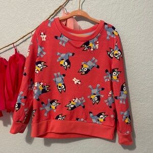 Kid’s Pink Bluey Sweatshirt